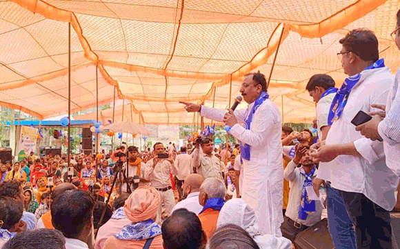 बाबा साहेब की जयंती पर भाजपा ने किया  सम्मेलन का आयोजन