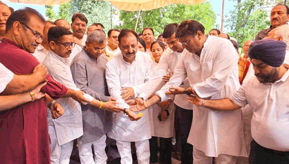 भाजपा सरकार विकास के साथ संस्कृति को संजोने का कर रही है कार्य: राजीव