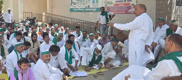 समितियों पर गेंहू तोलने की व्यवस्था न होने पर किसान करेंगे आंदोलन: चौ. विनय कुमार