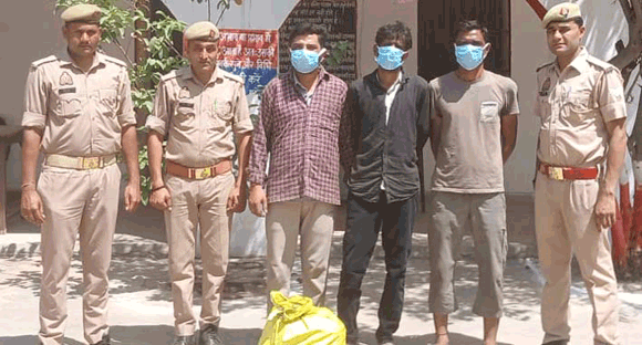 पुलिस ने किया ट्यूबवैल पर तारी चोरी की घटना का खुलासा