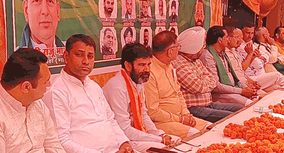 भारतीय किसान यूनियन (भानू) की समीक्षा बैठक सम्पन्न, दर्जनों लोगों ने थामा संगठन का दामन