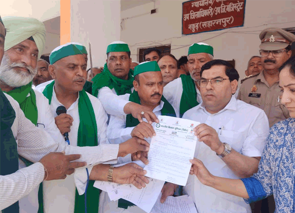 किसान मजबूर नंही मजबूत है किसान उपेक्षा करने वाले अधिकारियो को जवाब देना जानता है- चौ0 अशोक कुमार , मडंल अध्यक्ष