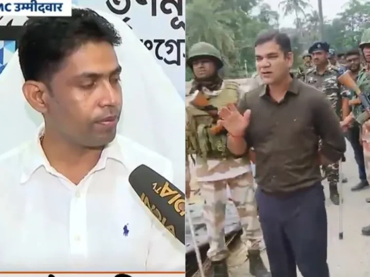 TMC उम्मीदवार जहांगीर खान ने IPS अजय पाल शर्मा को दी चेतावनी, कहा- ‘खेल तुमने शुरू किया खत्म हम करेंगे, CRPF को हवा में उड़ा देंगे’