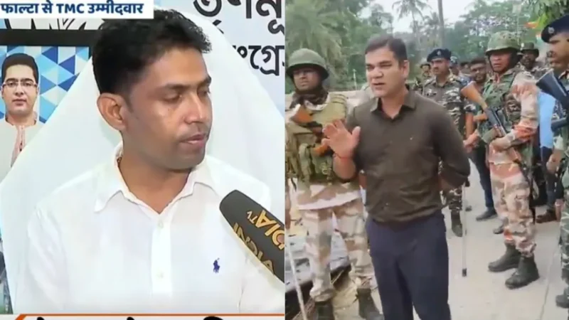 TMC उम्मीदवार जहांगीर खान ने IPS अजय पाल शर्मा को दी चेतावनी, कहा- ‘खेल तुमने शुरू किया खत्म हम करेंगे, CRPF को हवा में उड़ा देंगे’