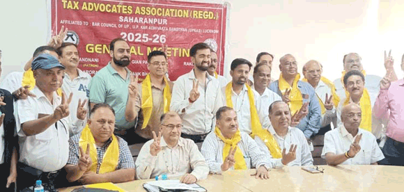 टैक्स एडवोकेट्स एसोसिएशन के चुनाव संपन्न