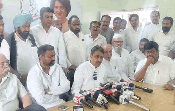 केंद्र व प्रदेश सरकार की जनविरोधी नीतियों पर बरसे इमरान मसूद