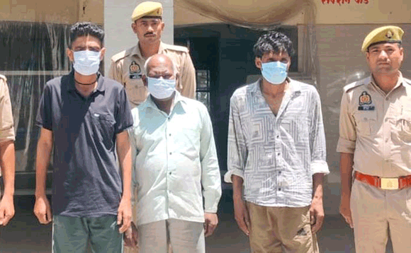बेहट पुलिस ने दबोचे तीन वारंटी आरोपी, भेजे जेल