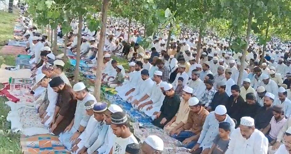 नकुड़ में ईद-उल-अजहा की नमाज शांतिपूर्वक अदा, ईदगाह समेत कई स्थानों पर जुटी भीड़