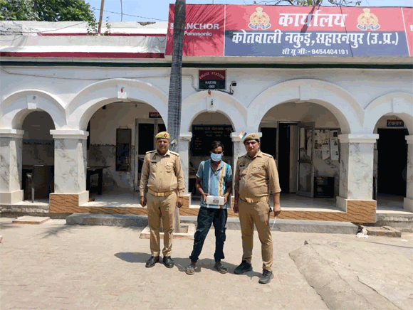 पुलिस ने अंबेहेटा मे एक माह पूर्व हुई चोरी का खुलासा कर एक को जेल भेजा