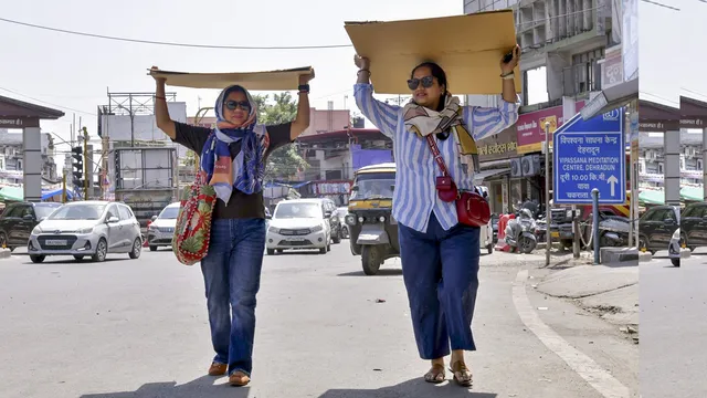आसमान से बरस रही आग: भीषण गर्मी और जानलेवा लू से बेहाल हुआ उत्तर भारत, दिल्ली-यूपी में तापमान 45 डिग्री पार