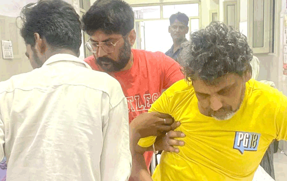 स्थानीय पार्षद की मरीज की मदद