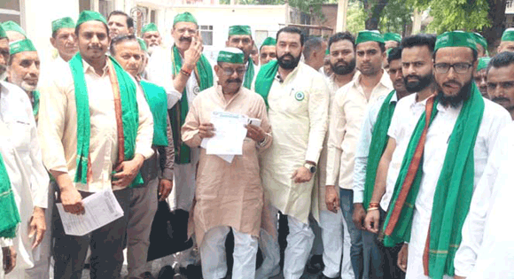 भाकियू रक्षक ने की नागल फ्लाईओवर बनाने व गन्ना भुगतान कराने कील मांग