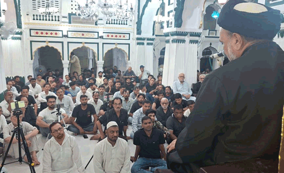 मोहर्रम की तीसरी तारीख पर मजलिस का आयोजन