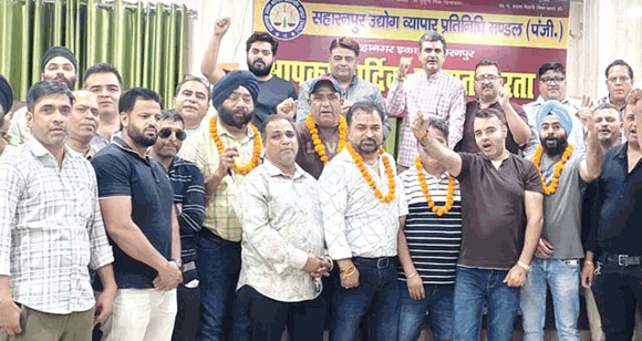 गुलाटी सर्वसम्मति से चुने गए सहारनपुर टू व्हीलर आटो पार्ट्स एसोसिएशन के अध्यक्ष