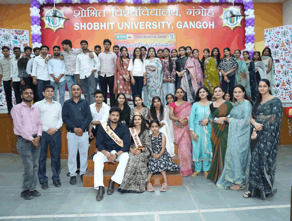 शोभित विश्वविद्यालय गंगोह में स्कूल ऑफ बायोलॉजिकल इंजीनियरिंग एंड साइंसेज विभाग में यादगार बनी फेयरवेल पार्टी