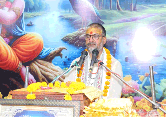 श्रीमद भागवत कथा के तीसरे दिन भगवान के विभिन्न अवतारो का वर्णन किया