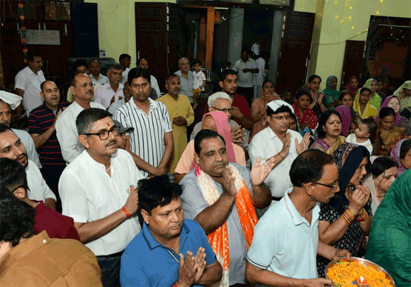 श्रीभागवत पुराण की स्थापना के साथ ही सभी देवी देवता विराजमान हो जाते है- भगवती प्रसाद शुक्ल