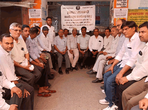 तहसील मुख्यालय पर छठे दिन भी जारी रही अधिवक्ताओ की हडताल, व धरना