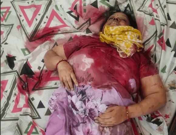अंबेहेटा मे व्यापारी की पत्नी की गला रेतकर हत्या, व्यापारियों मे रोष