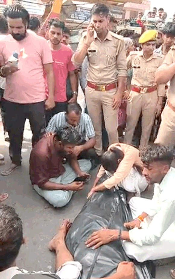 हरियाणा रोडवेज बस की चपेट में आकर बाइक सवार युवक की मौत