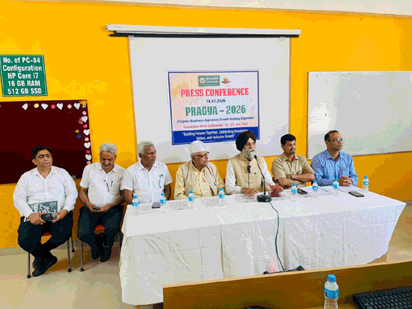 शोभित विश्वविद्यालय, गंगोह में PRAGYA–2026 स्थापना सप्ताह समारोह की भव्य शुरुआत – प्रथम दिवस : ‘विद्या लंगर से ज्ञान, स्वास्थ्य शिविर से सेवा और सिमरन से संस्कार’