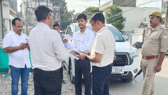 सीएम ग्रिड-2ः गुणवत्ता व प्रगति का नगरायुक्त ने किया निरीक्षण
