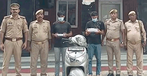 सदर बाजार पुलिस ने मुठभेड़ के दौरान काबू किए दो लुटेरे