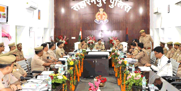 कांवड़ यात्रा के मद्देनजर डीआईजी ने की सुरक्षा व यातायात व्यवस्था की समीक्षा