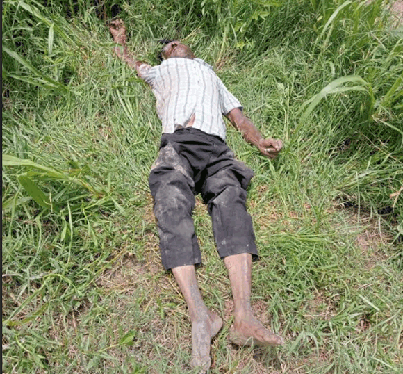अंबेहेटा के पास खेत मे अज्ञात व्यक्ति का शव मिलने से फैली सनसनी
