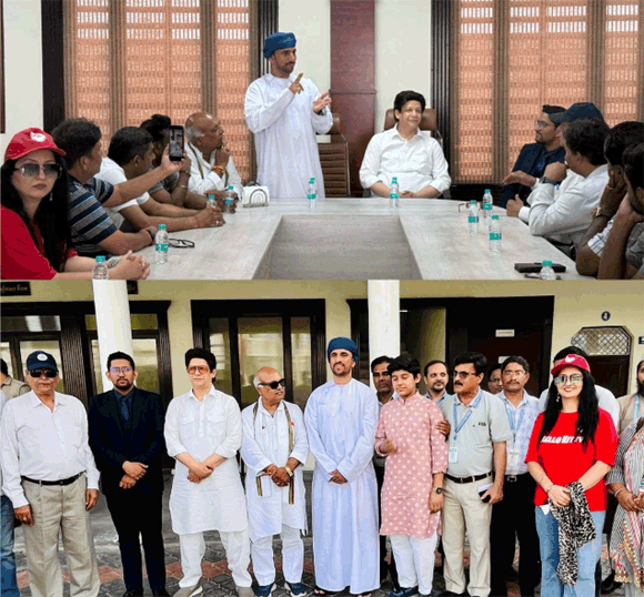 इस्लामिया डिग्री कॉलेज पहुंचे ओमान के सुल्तान, ग्रामीण क्रिकेट प्रतिभाओं को तराशने पर हुआ मंथन