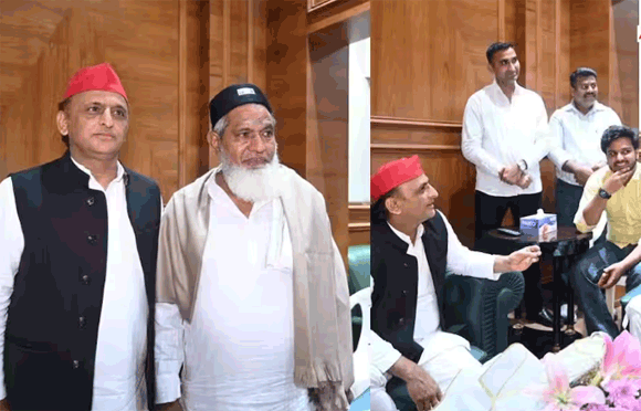 जंतर मंतर के जुनैद से लेकर हिरासत वाली बस के ड्राइवर तक, अखिलेश ने की मुलाकात