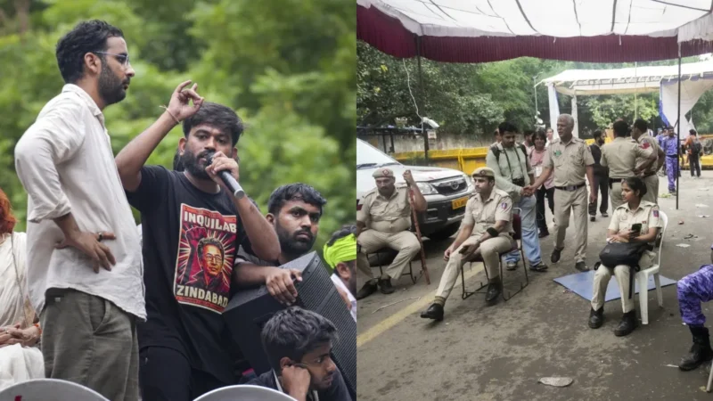 CJP ने जंतर-मंतर पर फिर शुरू किया प्रदर्शन, दिल्ली पुलिस ने संसद भवन की ओर जाने वाले रास्तों पर सुरक्षा बढ़ाई