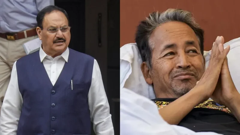 दिल्ली में गतिरोध के बीच सरकार की पहल, मेदांता अस्पताल में सोनम वांगचुक से मिले जेपी नड्डा और जितेंद्र सिंह