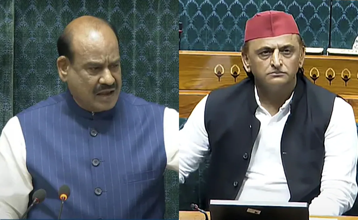 लोकसभा में स्पीकर से भिड़े अखिलेश यादव, बोले- ‘क्या कांग्रेस और बीजेपी में समझौता हो गया?’ ओम बिरला ने दिया जवाब