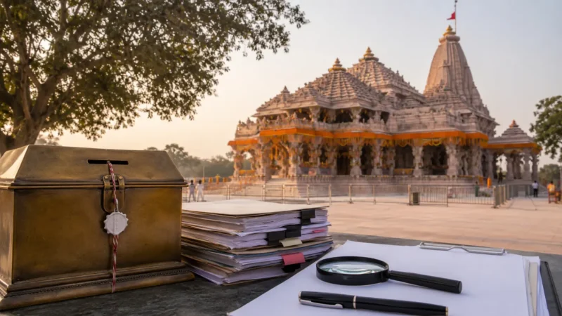 राम मंदिर निर्माण लागत को लेकर नए दावे, पूर्व लेखा प्रभारी ने SIT को सौंपे दस्तावेज