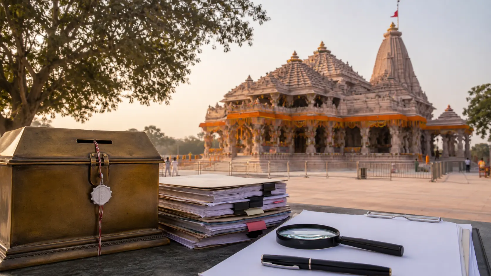 राम मंदिर चढ़ावा चोरी: लखनऊ तक पहुंची जांच, आठ आरोपी और 46 परिजनों की संपत्तियों का मांगा ब्योरा