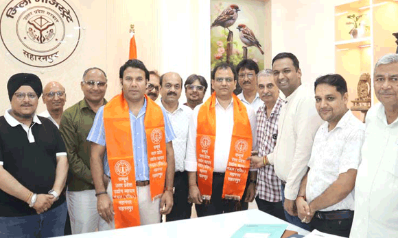कांवड़ यात्रा सकुशल संपन्न कराने पर व्यापार मंडल ने व्यक्त किया  पुलिस-प्रशासन का आभार