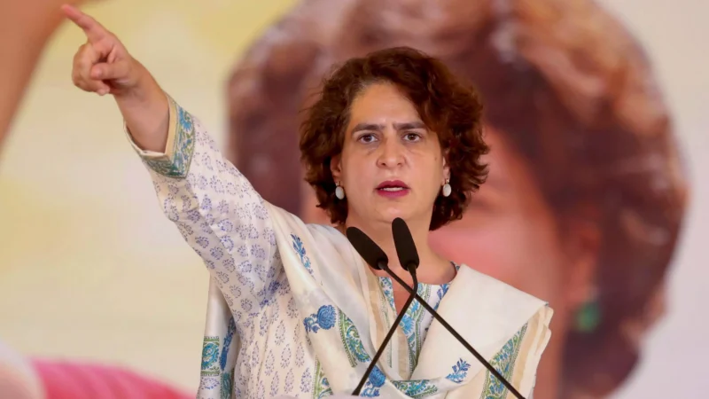 प्रियंका गांधी और बीजेपी सांसद में बहस, कहा- राहुल गांधी छात्रों से मिले थे