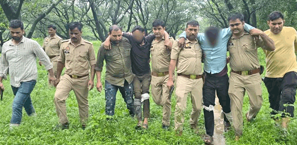 पुलिस ने मुठभेड़ में दो घायलों समेत तीन गौकश किए गिरफ्तार