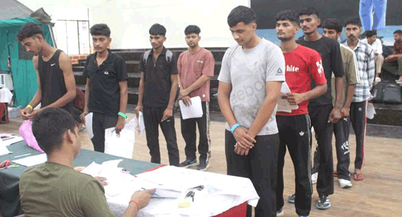 अग्निवीर भर्ती रैली में मुरादाबाद के अभ्यर्थियों ने दिखाया दमखम