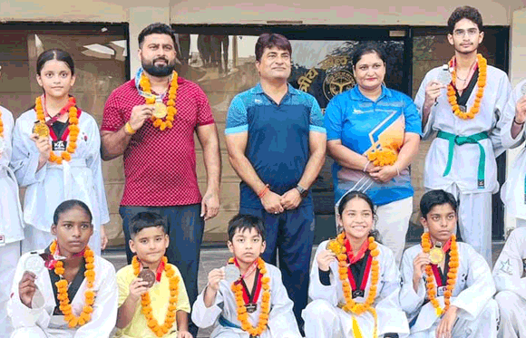 उत्तर प्रदेश राज्य ताइक्वांडो प्रतियोगिता मे सहारनपुर के खिलाड़ियों नें जीते पदक