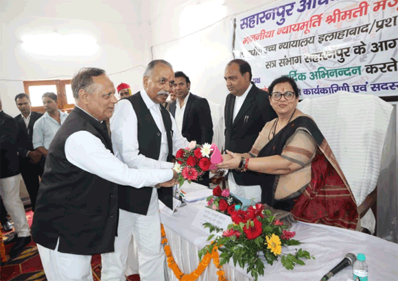 माननीय उच्च न्यायालय की न्यायाधीश द्वारा 12 कक्षीय न्यायालय भवन का वृहद जीर्णोद्धार उपरांत किया गया लोकार्पण