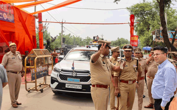 सहारनपुर में कांवड़ यात्रा व्यवस्थाओं का कमिश्नर-DIG ने लिया जायजा, सुरक्षा और सुविधाओं की जांच