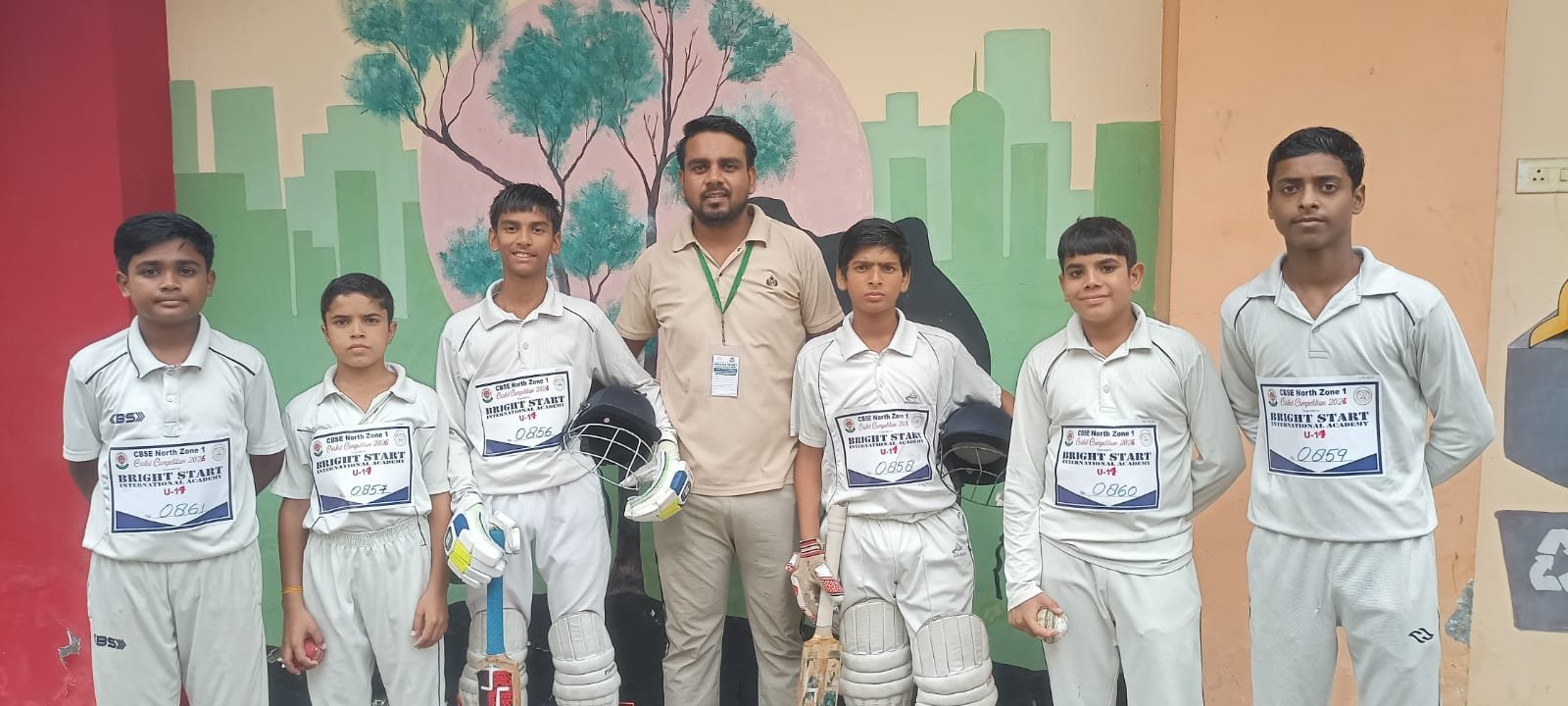 सीबीएसई नॉर्थ जोन क्रिकेट प्रतियोगिता में जे.डी. एकेडमी के बच्चों ने दिखाया दम
