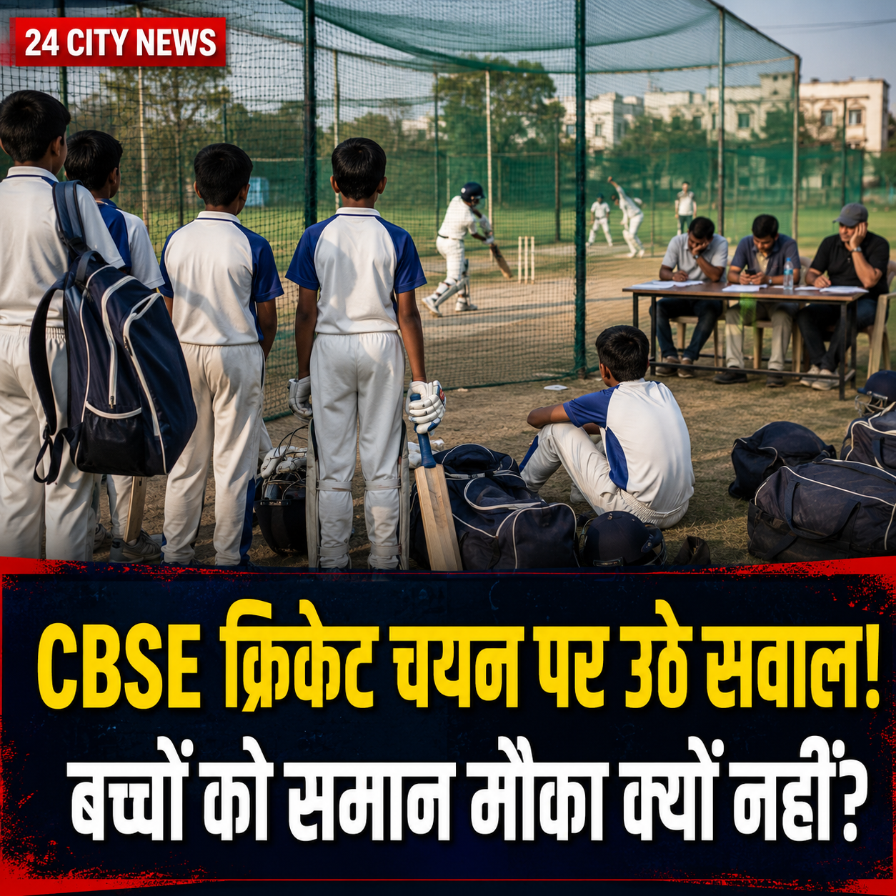 मजाक बनकर रह गई CBSE North Zone-1 की अंडर-14 क्रिकेट प्रतियोगिता?