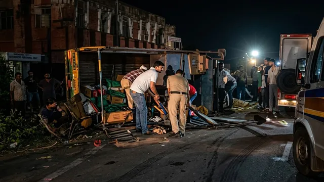 ग्वालियर में भीषण सड़क हादसा, ट्रक-डंपर की टक्कर में 8 मजदूरों की मौत