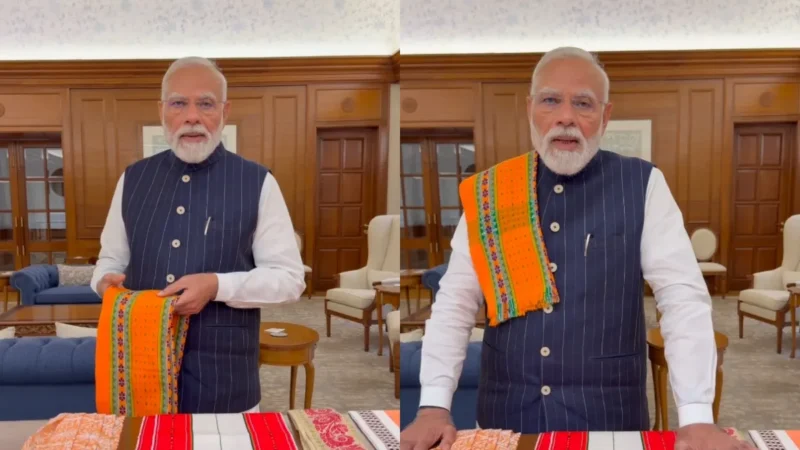 राष्ट्रीय हथकरघा दिवस पर पीएम मोदी की देशवासियों से अपील, ‘स्थानीय कपड़े पहनें, ‘GRWM’ ट्रेंड फॉलो करें’