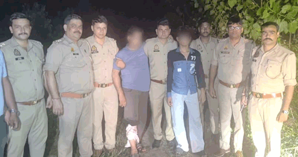 गागलहेड़ी में पुलिस मुठभेड़, एक घायल समेत दो गौकश गिरफ्तार