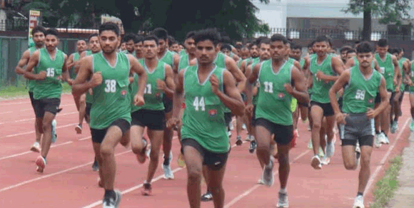 अग्निवीर भर्ती परीक्षा: बिजनौर, हापुड़, बुलंदशहर एवं मेरठ के अभ्यर्थियों ने लगाई दौड़