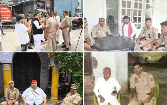 सपा नेताओं को रात से ही किया हाउस अरेस्ट, घरों पर लगा रहा पुलिस का पहरा